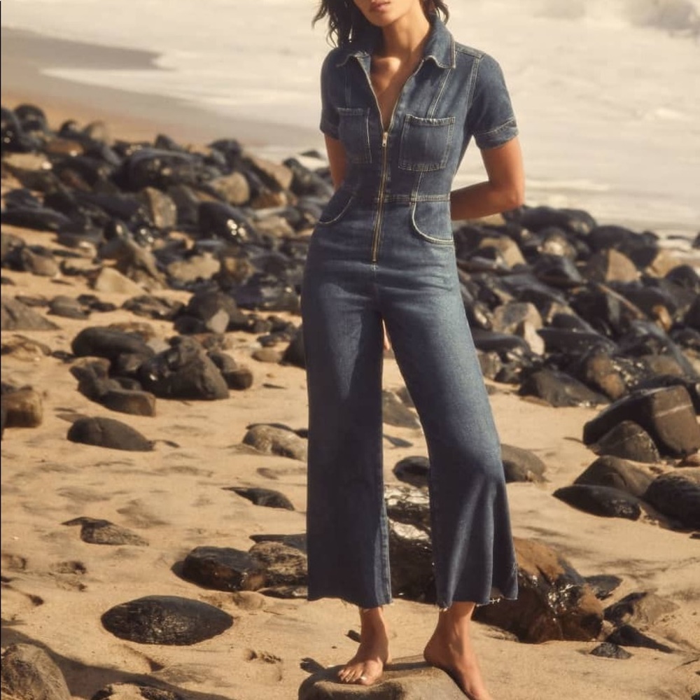Reformation Denim Jumpsuit